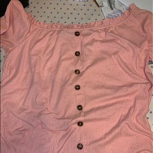 Off the shoulder shirt